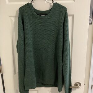 Nordstrom Men's Forest Green Crewneck Sweater